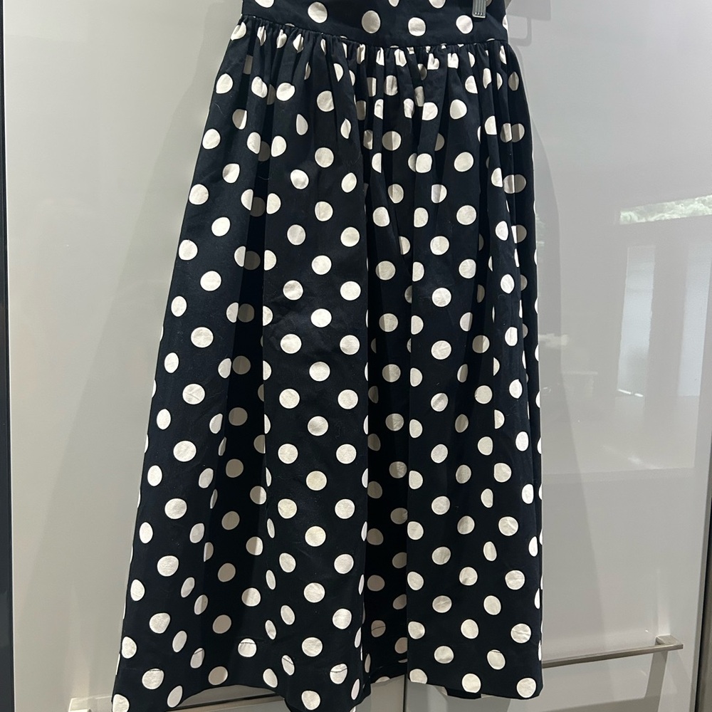 H&M Polka Dot Midi Skirt